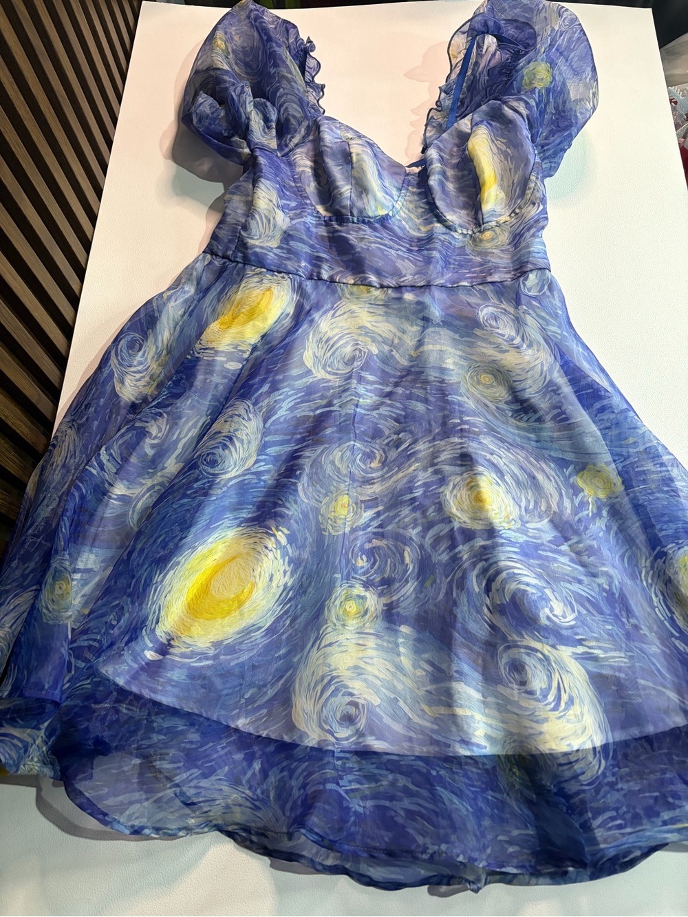 SHEIN Van Gogh Starry Night Dress